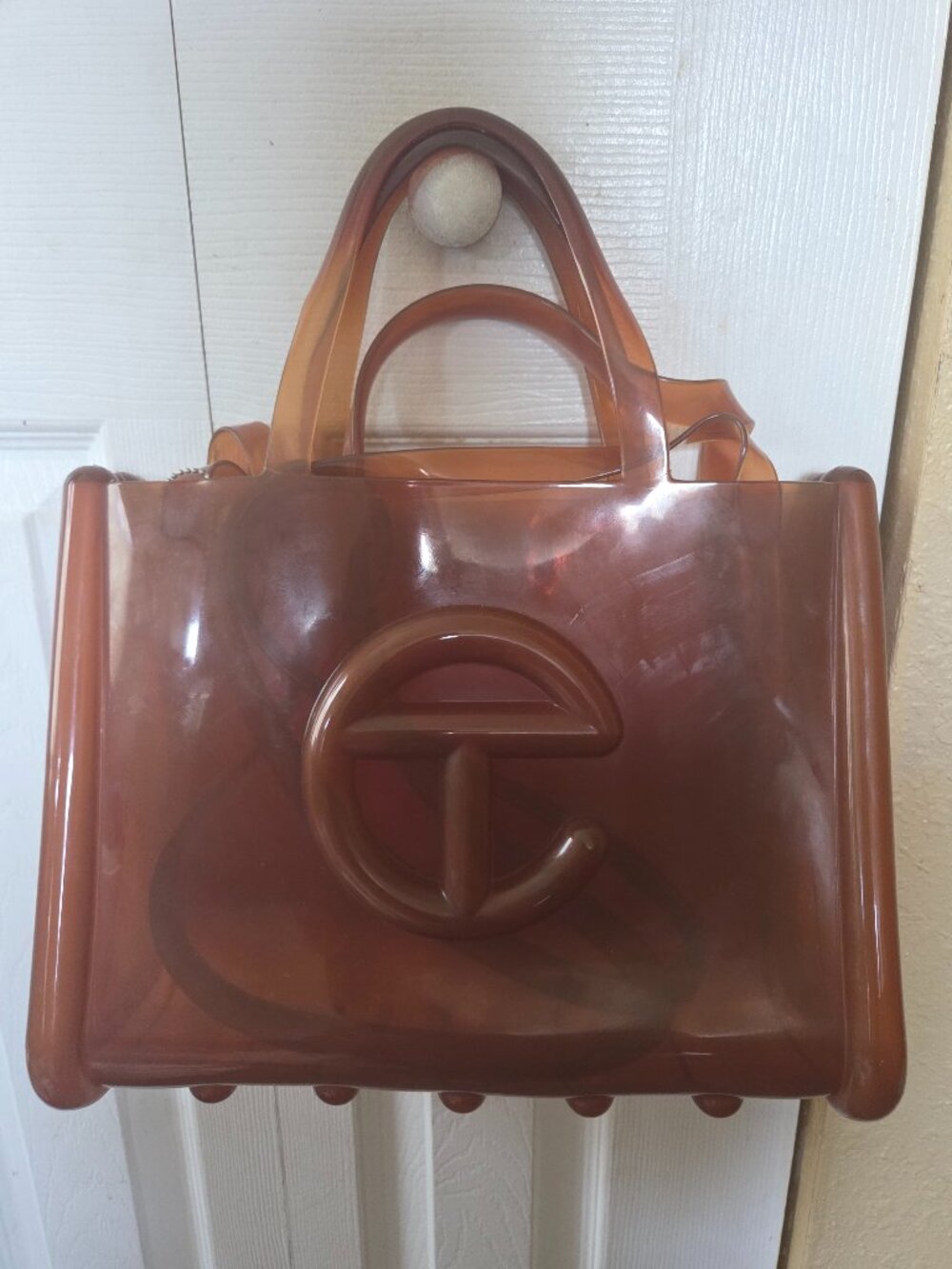 Melissa - Telfar orange large bag
